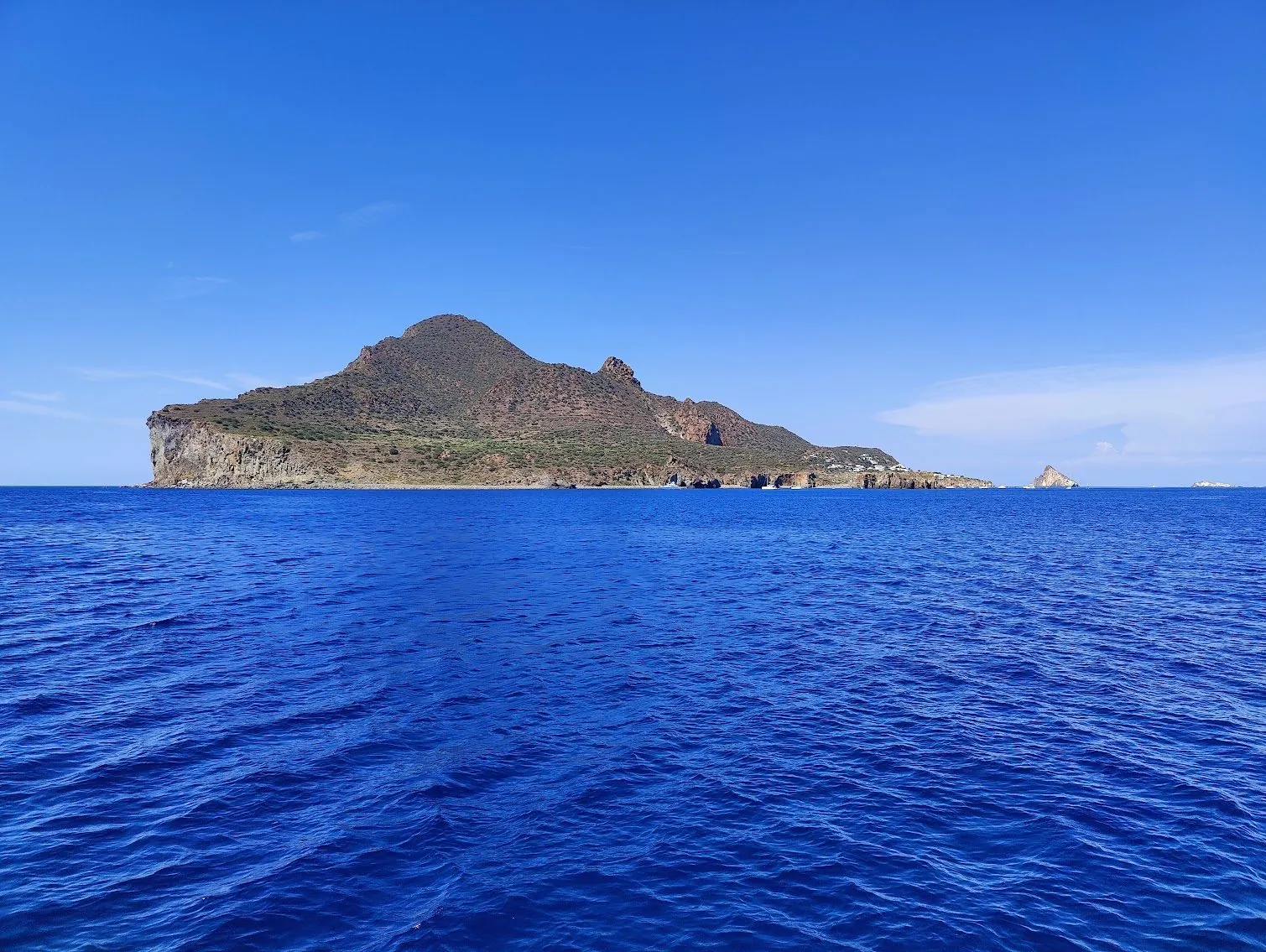 The islet of Basiluzzo off Panarea, one of the Aeolian filming locations